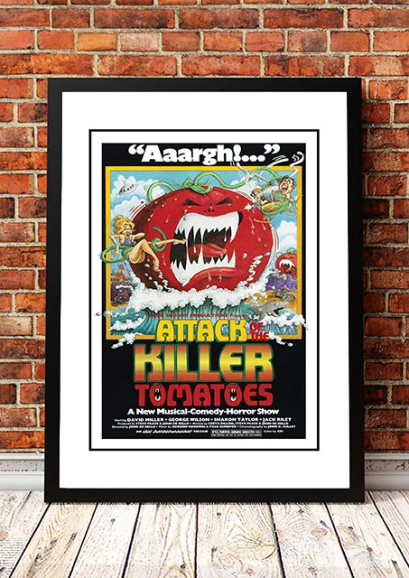 Attack of the Killer Tomatoes' Cult Movie Poster! - FramedTerm "Fram