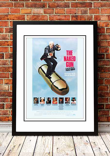 The Naked Gun' Cult Movie Poster! - Framed