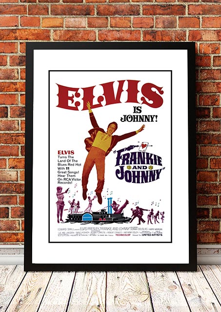 Elvis 'Frankie and Johhny' Framed Movie Poster!