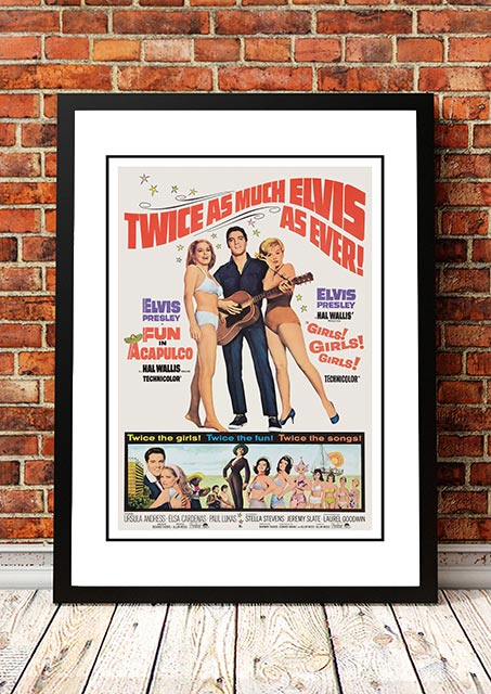 Elvis 'Fun In Acapulco' Framed Movie Poster!