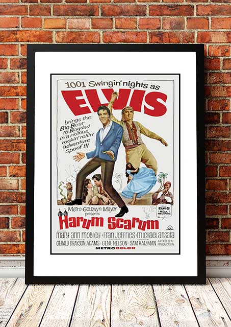 Elvis 'Harem Scarem' Framed Movie Poster!