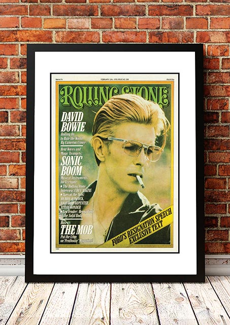 David Bowie' Rolling Stone Magazine Cover! - Framed