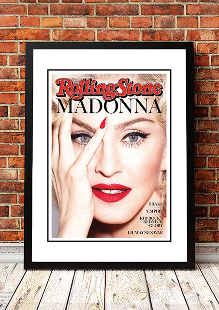 Madonna' Rolling Stone Magazine Cover! - Framed