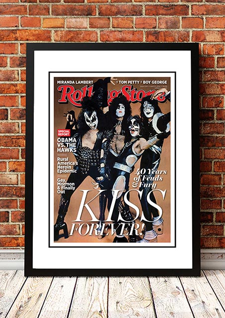 KISS' Rolling Stone Magazine Cover! - Framed