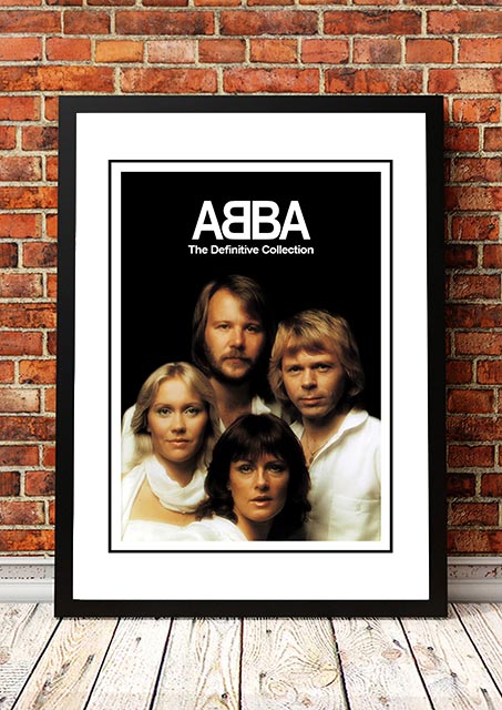ABBA ‘The Definitive Collection’ In Store Poster 2001 - Framed