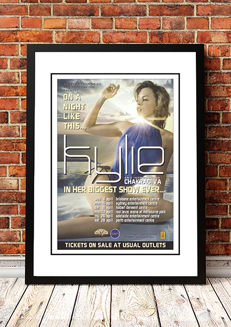 Kylie Minogue ‘On A Night Like This’ Australian Tour Poster 2001