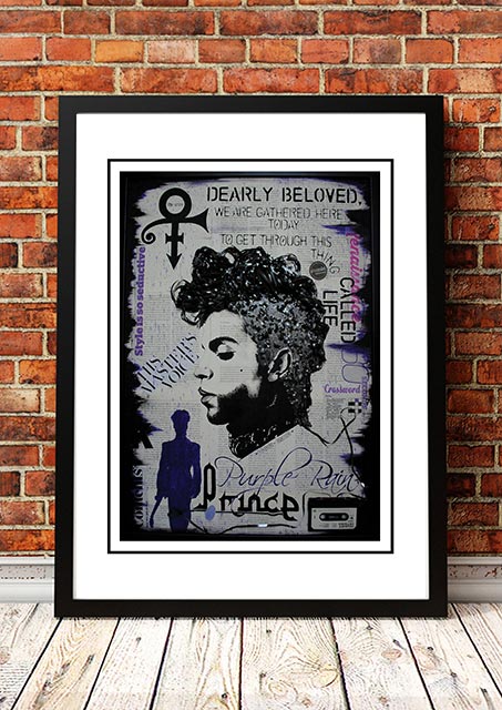 Prince 'Pop Art' Poster - Framed