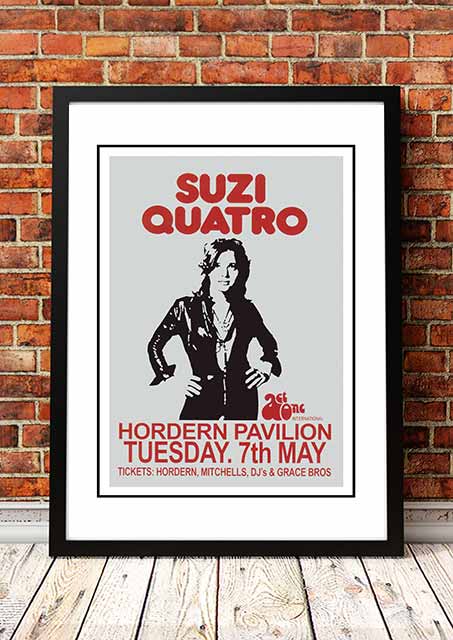 Suzi Quatro ‘Horden Pavilion’ Sydney, Australia Concert Poster 1974