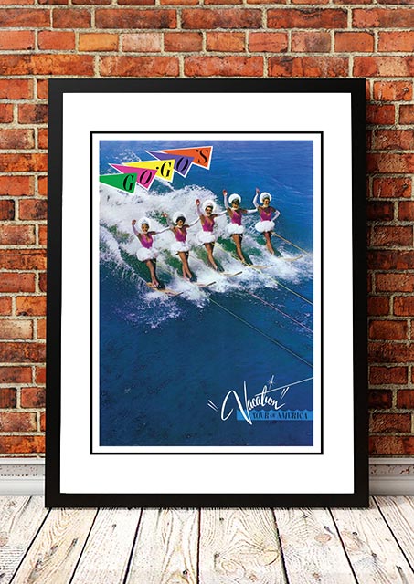 The Go Go’s ‘Vacation’ World Tour Poster 1982 - Framed