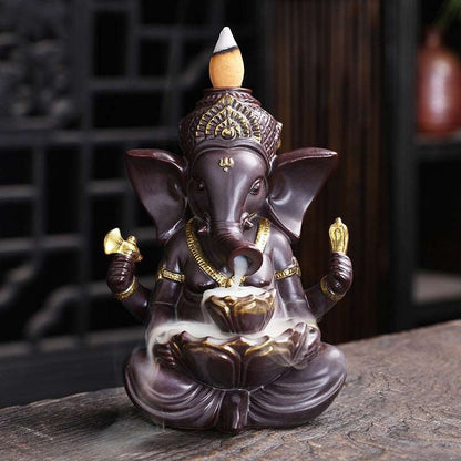 Ganesha Backflow Incense Burner | Elephant God
