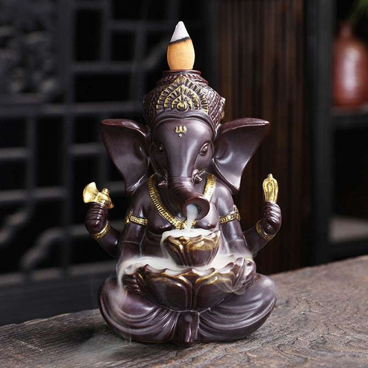 Ganesha Backflow Incense Burner | Elephant God