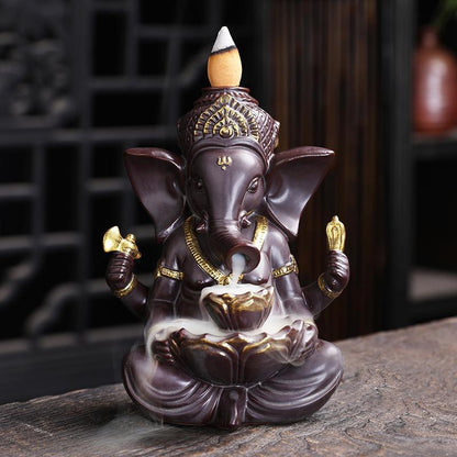 Ganesha Backflow Incense Burner | Elephant God
