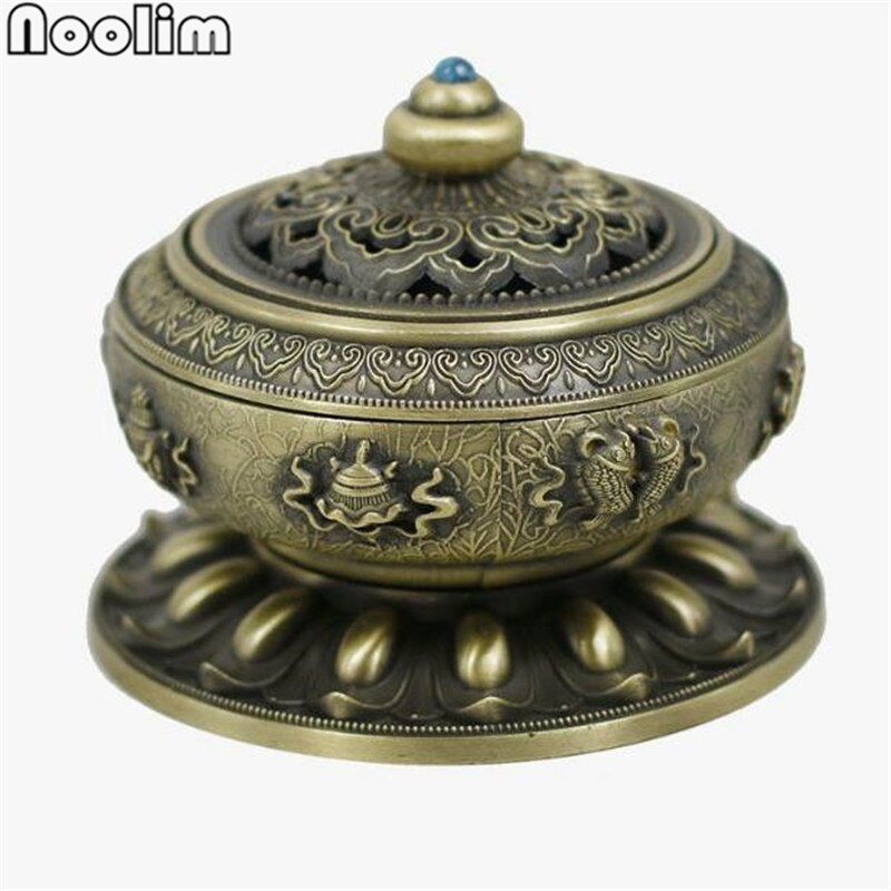 Nepal Style Alloy Coil Incense Burner