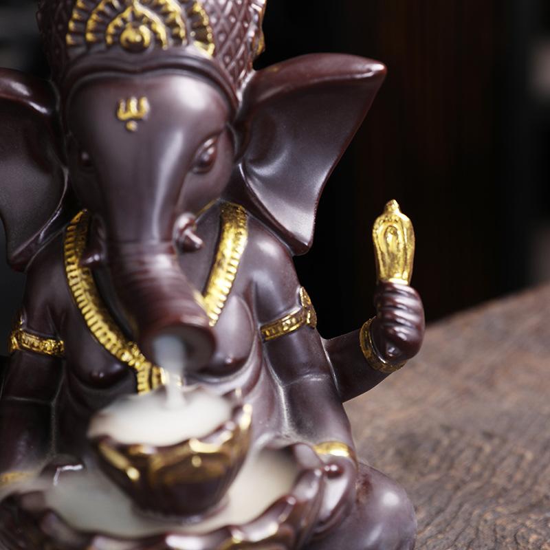 Ganesha Backflow Incense Burner | Elephant God