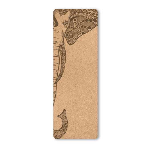 Natural Cork Yoga Mat - Elephant