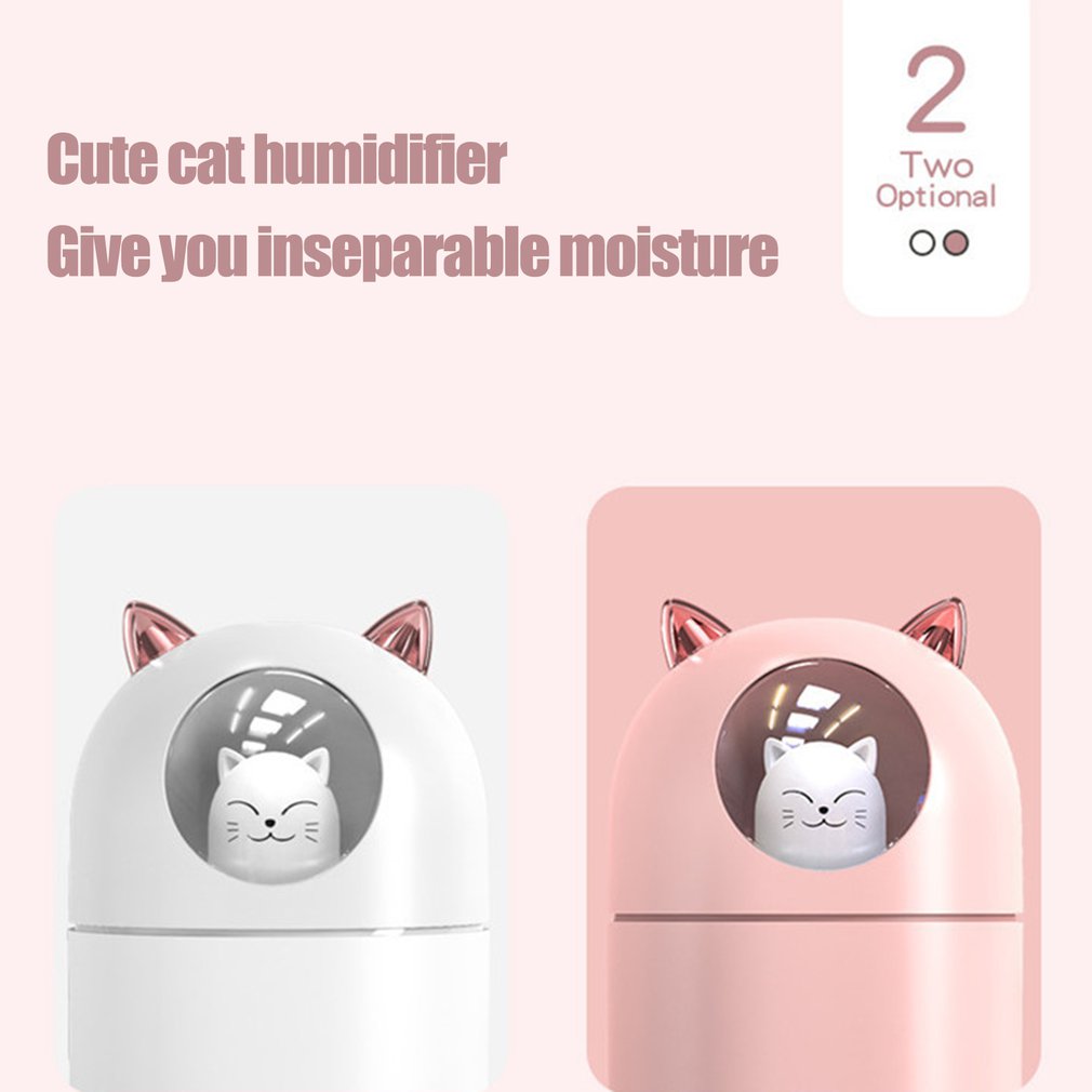 LED Kitten Bubble Humidifier - USB Powered