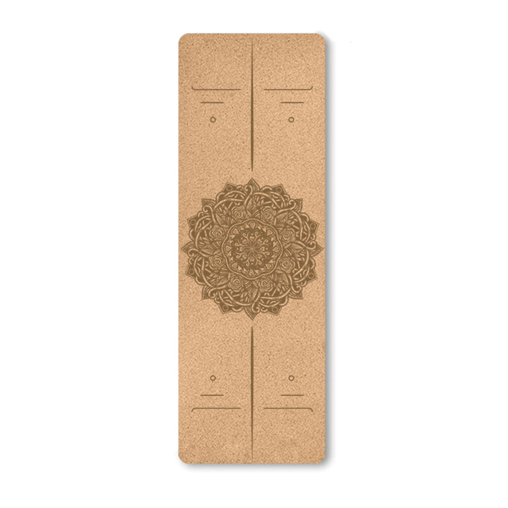 Natural Cork Yoga Mat - Jade