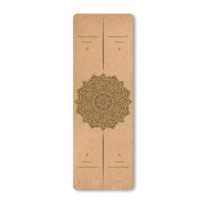 Natural Cork Yoga Mat - Jade