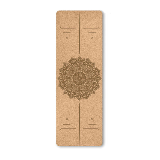 Natural Cork Yoga Mat - Jade
