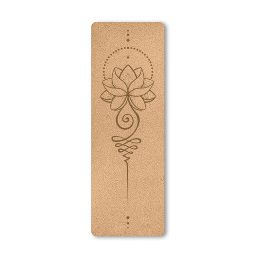 Natural Cork Yoga Mat - Lotus Lauren