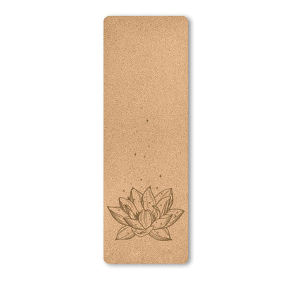 Natural Cork Yoga Mat - Lotus Leah
