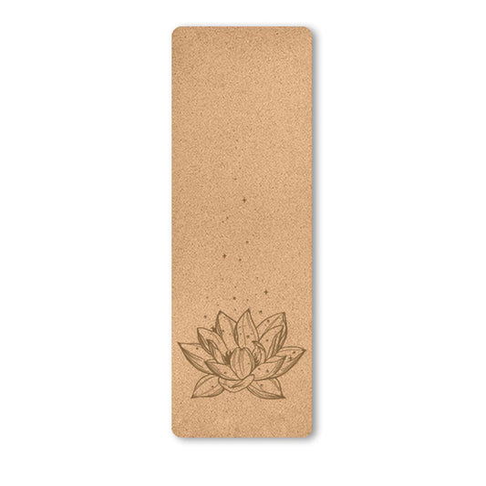 Natural Cork Yoga Mat - Lotus Leah