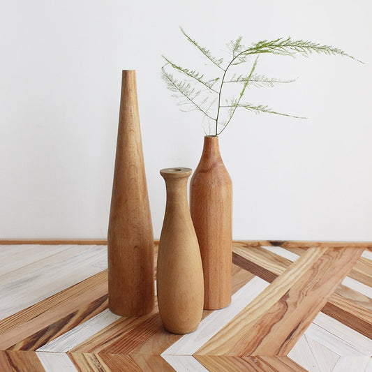 Wooden Vases for the Minimalist - Nature Inside
