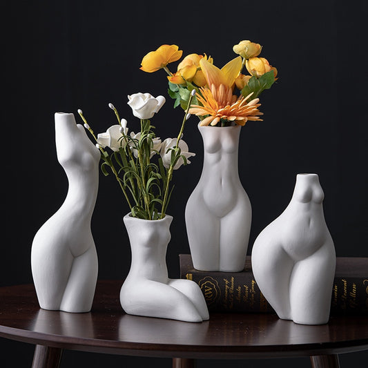 Ceramic Vase - Human Body Modelling Nordic Home Decoration