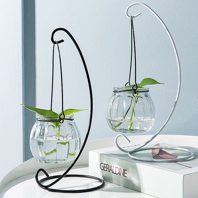 Hanging Glass Vases - Indoor Home Decoration