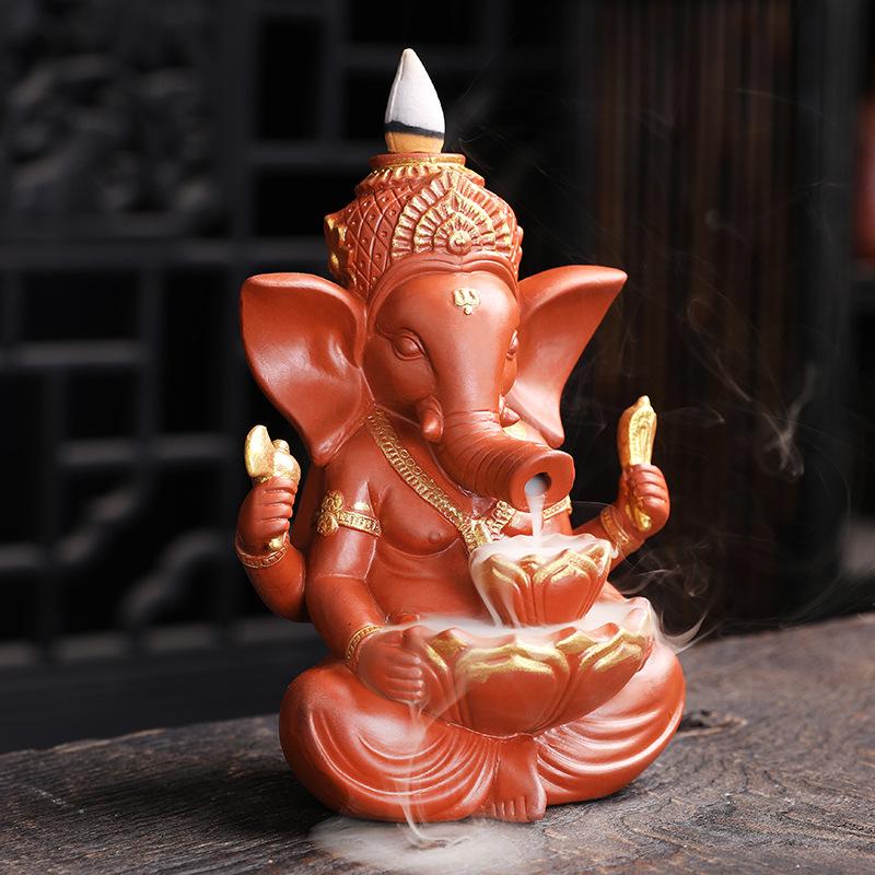 Ganesha Backflow Incense Burner | Elephant God