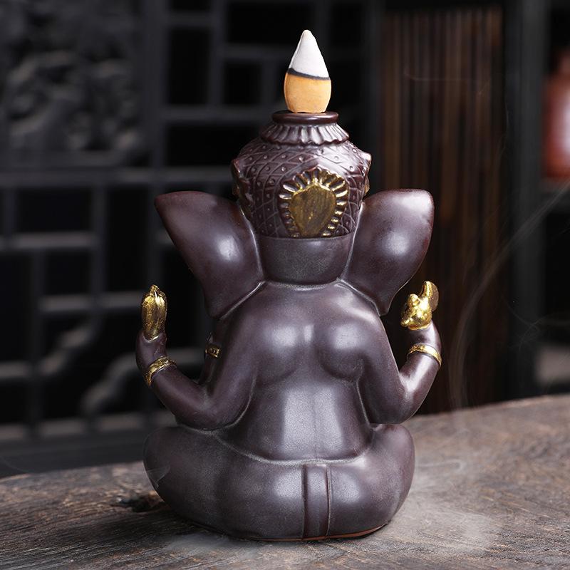 Ganesha Backflow Incense Burner | Elephant God
