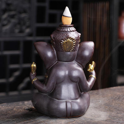 Ganesha Backflow Incense Burner | Elephant God