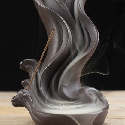 Guanyin Buddhist Backflow Incense Burner