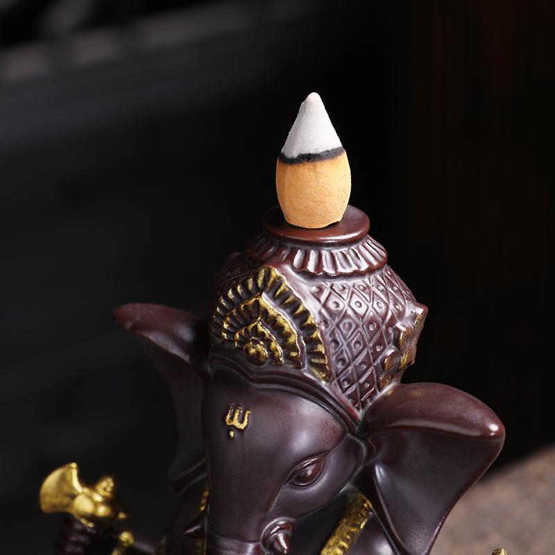 Ganesha Backflow Incense Burner | Elephant God