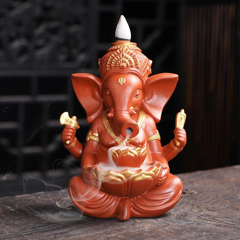 Ganesha Backflow Incense Burner | Elephant God