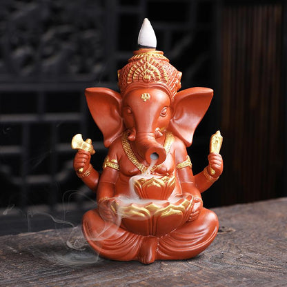 Ganesha Backflow Incense Burner | Elephant God